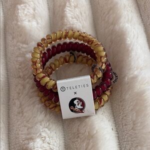 Teleties Hair Coils in Red and Yellow